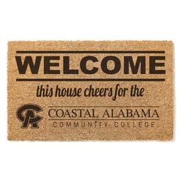 Jardine - Coastal Alabama Community College 18" x 30" Welcome Doormat - Brown