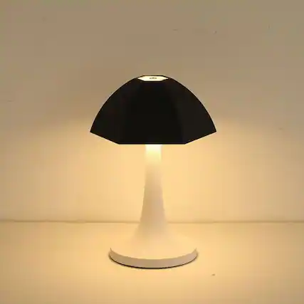 Front. YONWAY - Mushroom Decorative Light, Small Umbrella Rechargeable Touch Dimmable Light for Bedroom, Living Room.