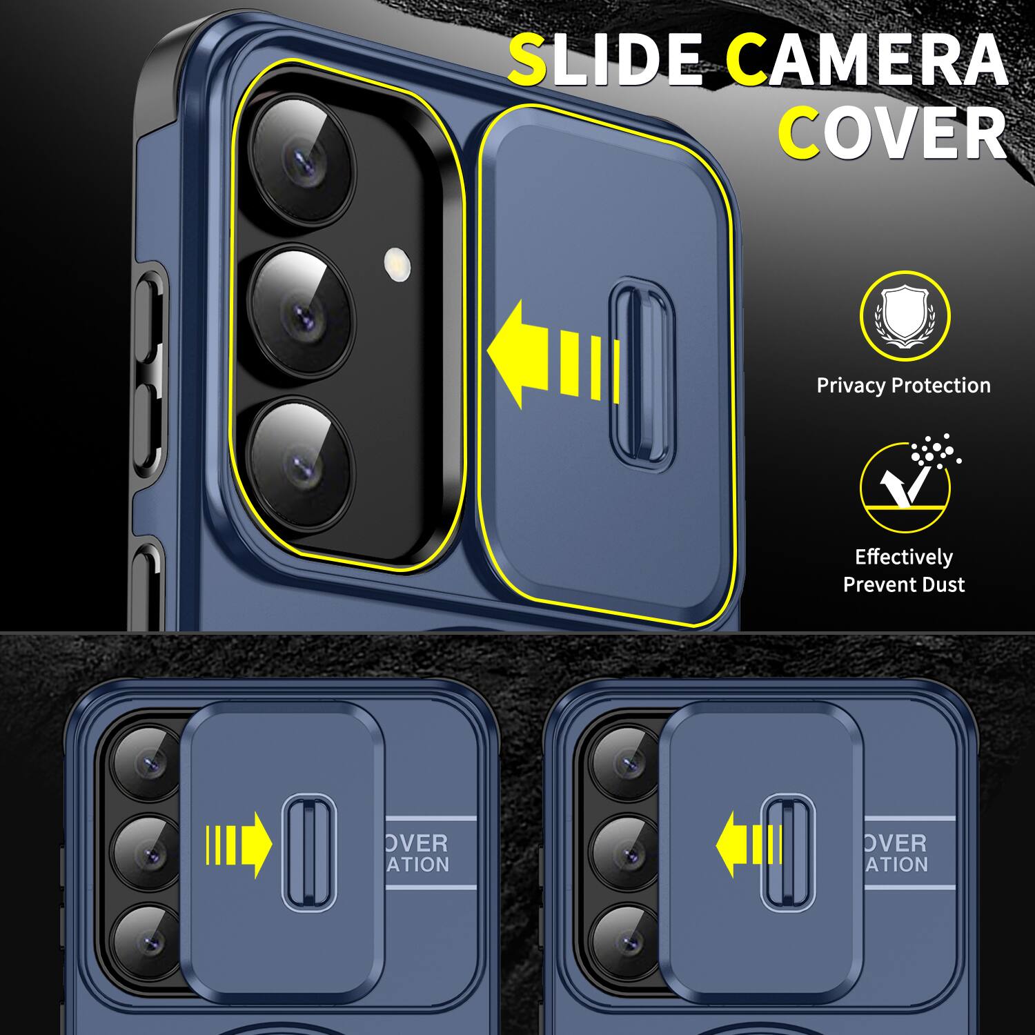 SLIDE CAMERA COVER

Privacy Protection  
Effectively Prevent Dust