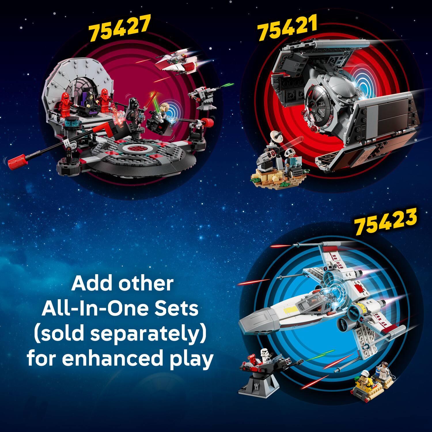 75427  
75421  
75423  

Add other All-In-One Sets (sold separately) for enhanced play