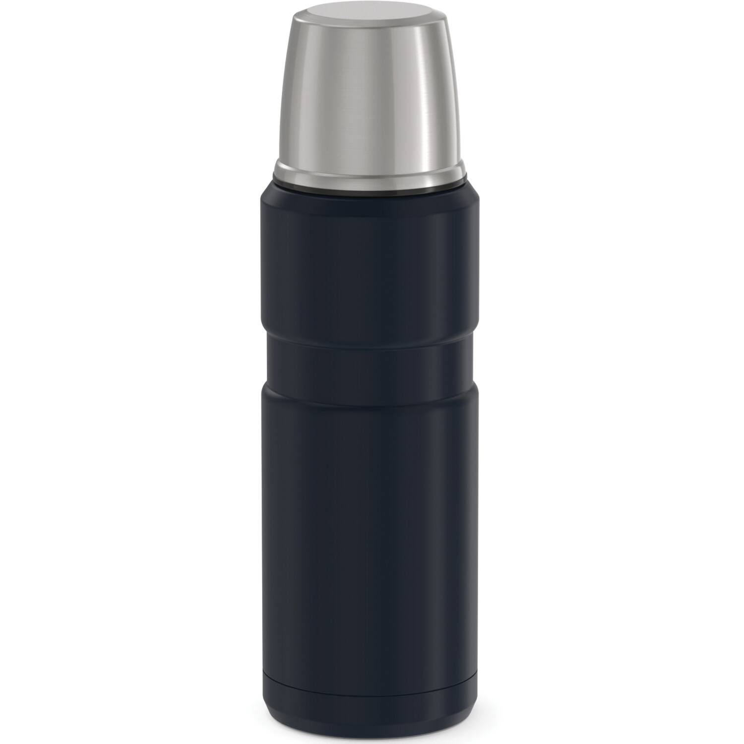 Back. Thermos - Thermos 16 oz. Stainless King Vacuum Insulated Compact Bottle - Matte Blue - Blue.