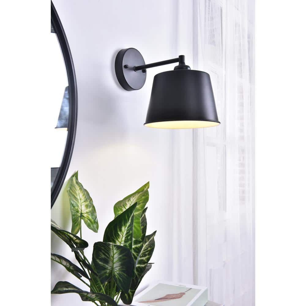 Living District - Nota 1 light Wall Sconce - Black price history on PriceWatchPro