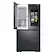 Alt View 15. Samsung - 23 cu. ft. 4-Door Flex Counter Depth Smart Refrigerator with Family Hub - Black Stainless Steel.