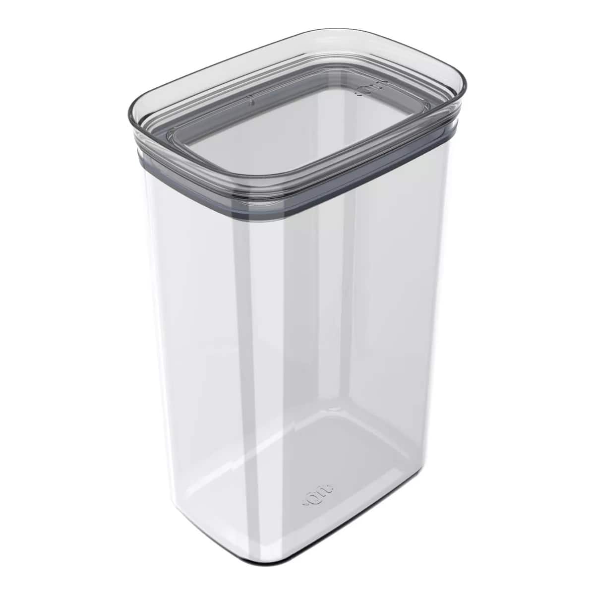 OU - Airtight Food Storage Container 9.7cup, Plastic Food Storage Container with Leak Proof Lid - Clear