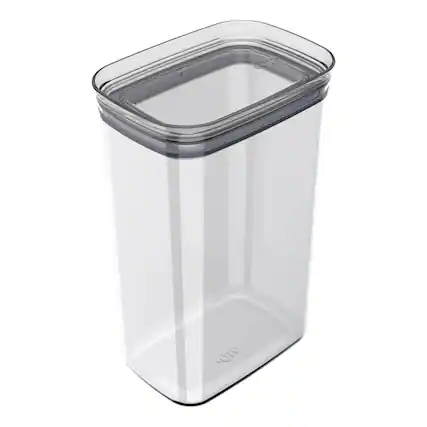 Front. OU - OU Airtight Food Storage Container 9.7cup, Clear Plastic Food Storage Container with Leak Proof Lid - Clear.