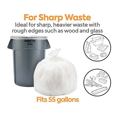 For Sharp Waste  
Ideal for sharp, heavier waste with rough edges such as wood and glass  

BRUTE  

Fits 55 gallons