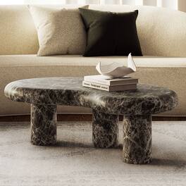 Elowen Outdoor Patio Coffee Table by Modway - Dark Emperador Marble