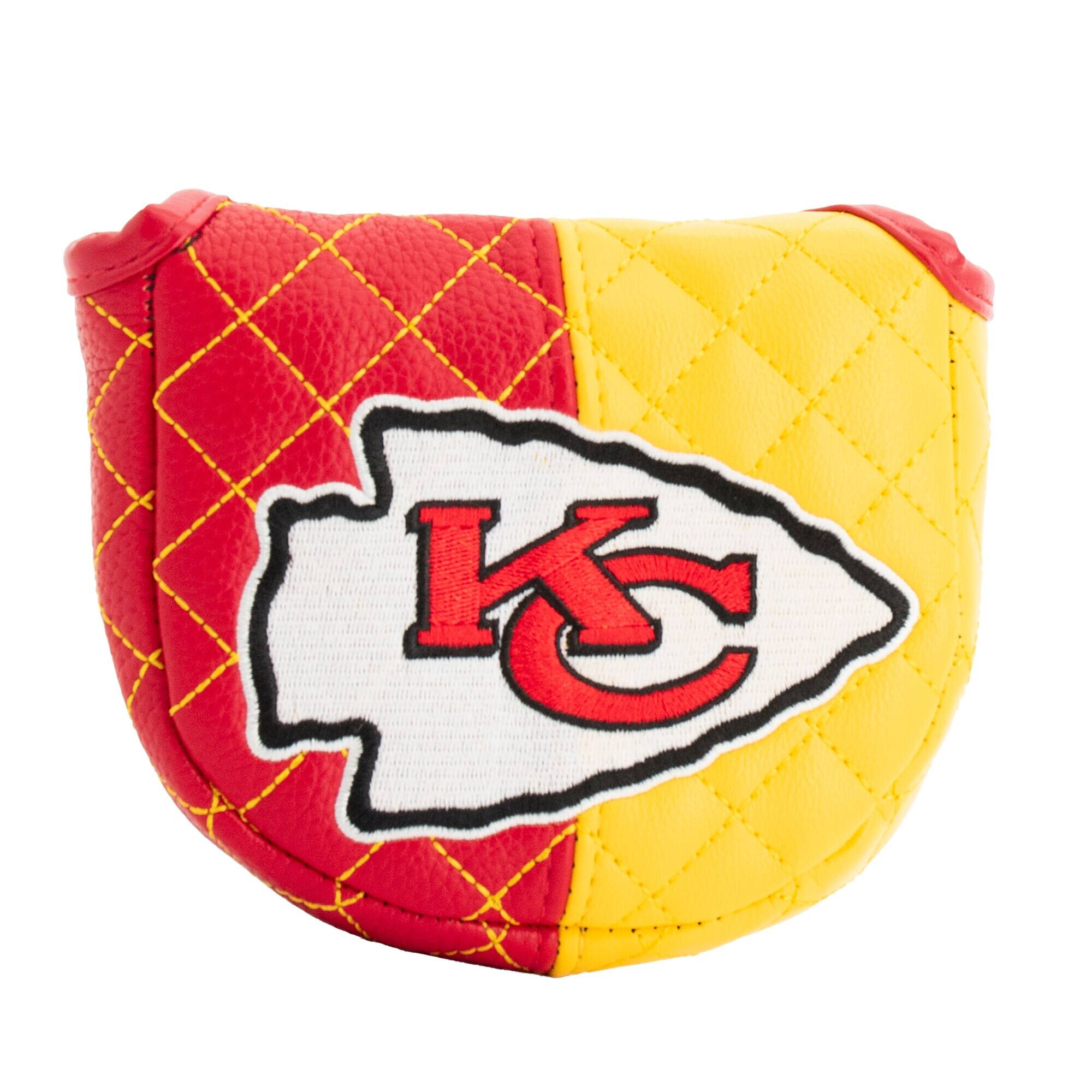 Alt View 2. Team Golf - Kansas City Chiefs Quilted Mallet Putter Cover - Multicolor.