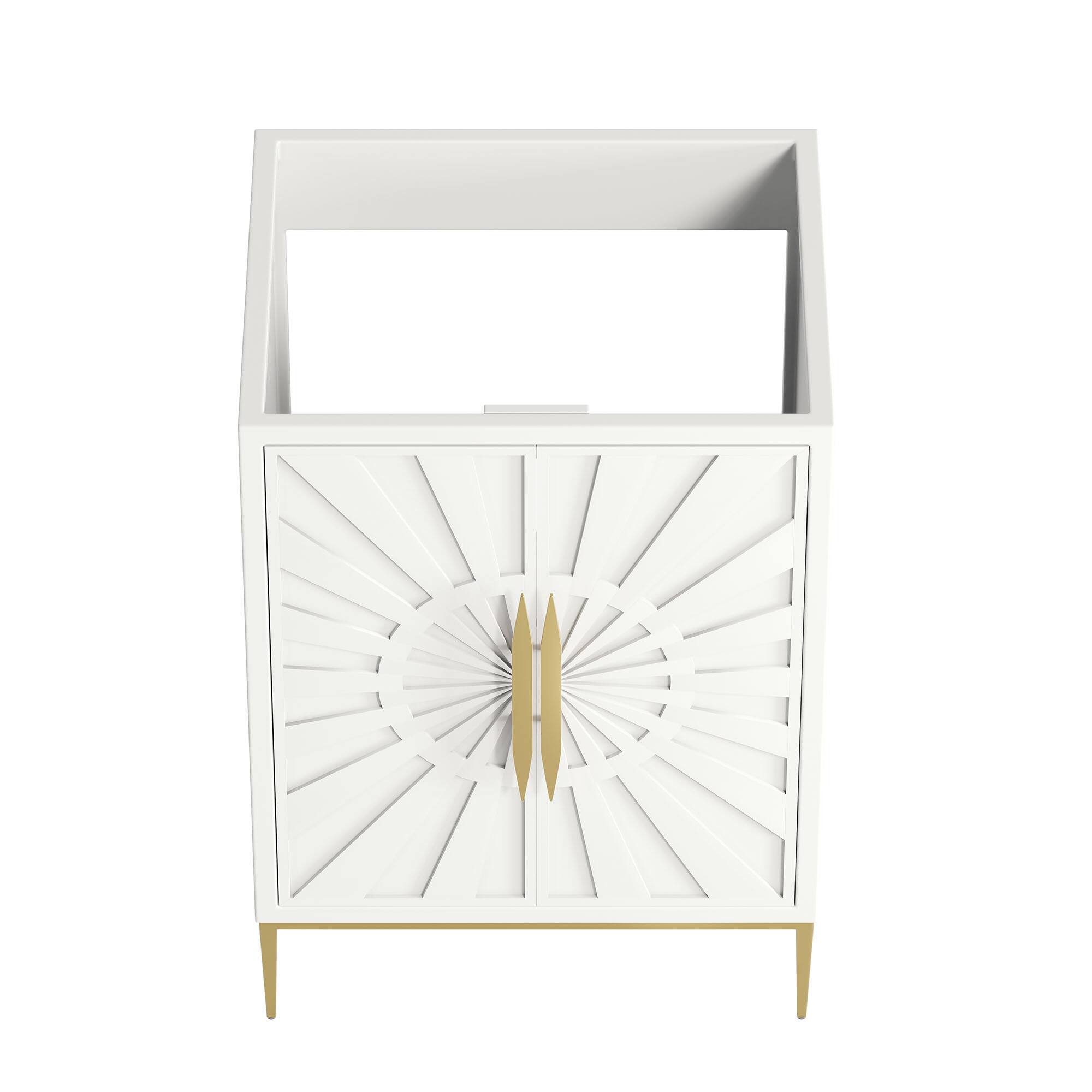 Alt View 3. Modway - Awaken 24" Bathroom Vanity Cabinet by Modway - White.