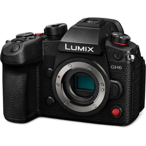 Panasonic - LUMIX GH6, Mirrorless Micro Four Thirds Camera Body (DC-GH6BODY) (International Model) - Black