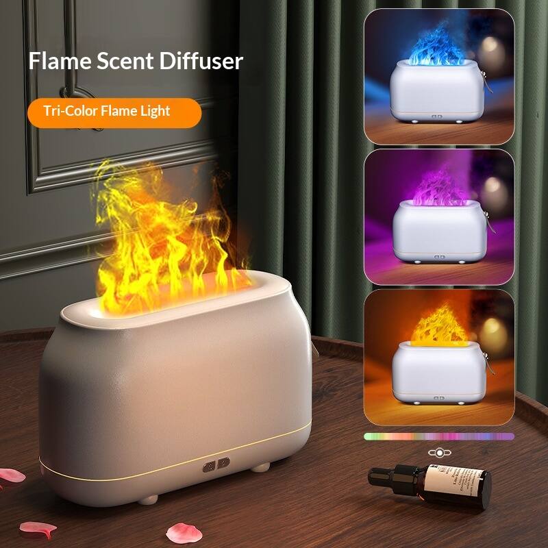 Flame Scent Diffuser  
Tri-Color Flame Light