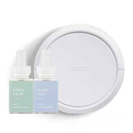 pura LINENS & SURF
pura PACIFIC AQUA
pura FRAGRANCE REFILL
pura FRAGRANCE REFILL