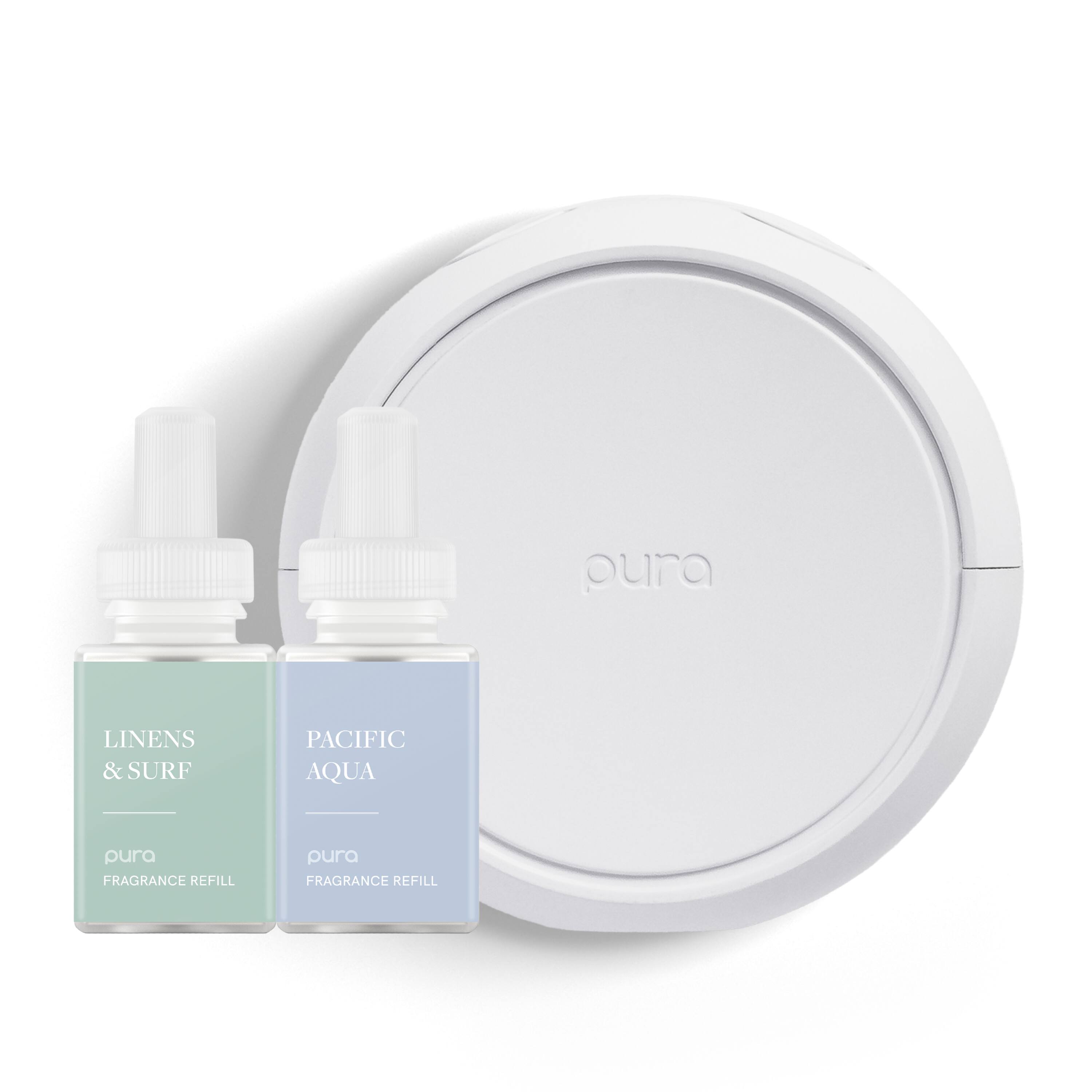 pura LINENS & SURF  
pura PACIFIC AQUA  
pura FRAGRANCE REFILL  
pura FRAGRANCE REFILL
