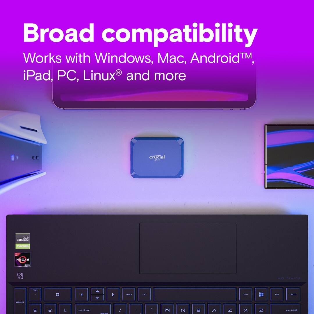Broad compatibility: Works with Windows, Mac, Android, iPad, PC, Linux and more.