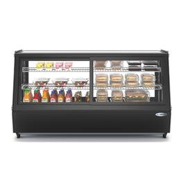 Koolmore - 48 in. Self-Service Countertop Display Refrigerator (CDC-250-BK) - Black