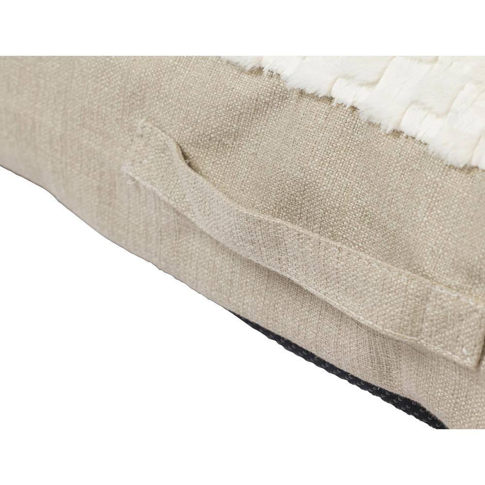 Alt View 4. Armarkat - Large With Handle Dog Crate Mat With Poly Fill Cushion and Removable Cover - Beige.
