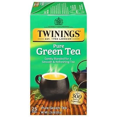 Twinings - Green Tea Bags, 25/Box