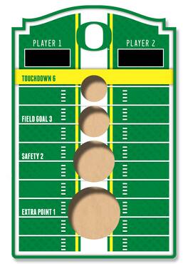 Fan Creations - Oregon Ducks Hanging Bean Bag Toss Game - Multicolor