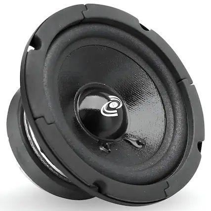 Front. Pyle - Pyle PDMR5 5” Woofer Driver, 200W Peak, High Performance Mid-Bass, 8 Ohm, Black.
