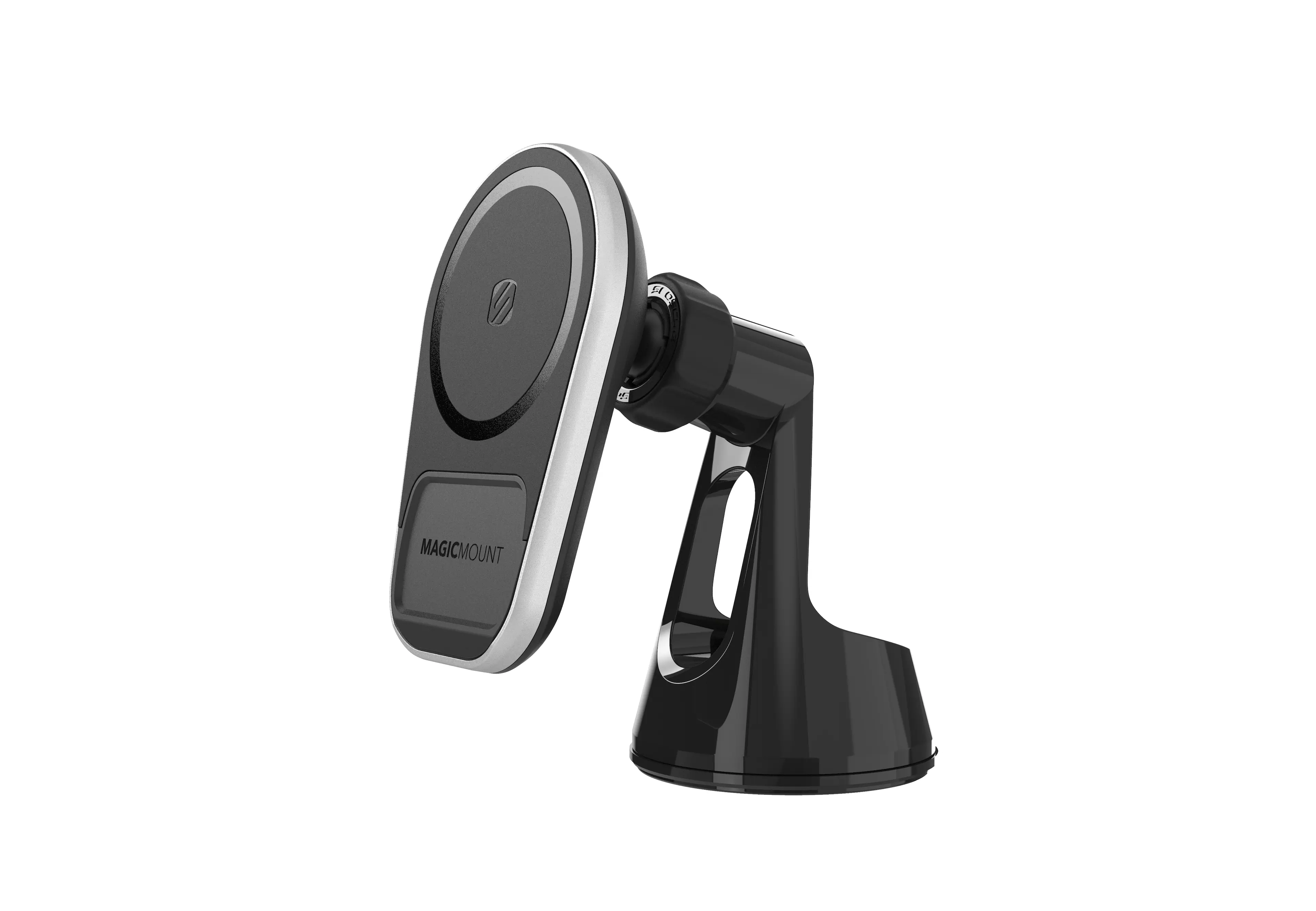 Front. Scosche - MagicMount Pro Charge5 Window/Dash - Black.