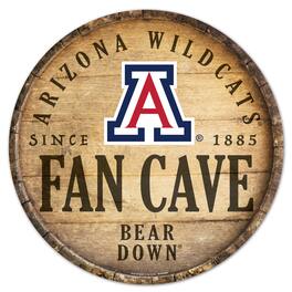 WinCraft - Arizona Wildcats 14'' Circular Wood Sign - Multicolor
