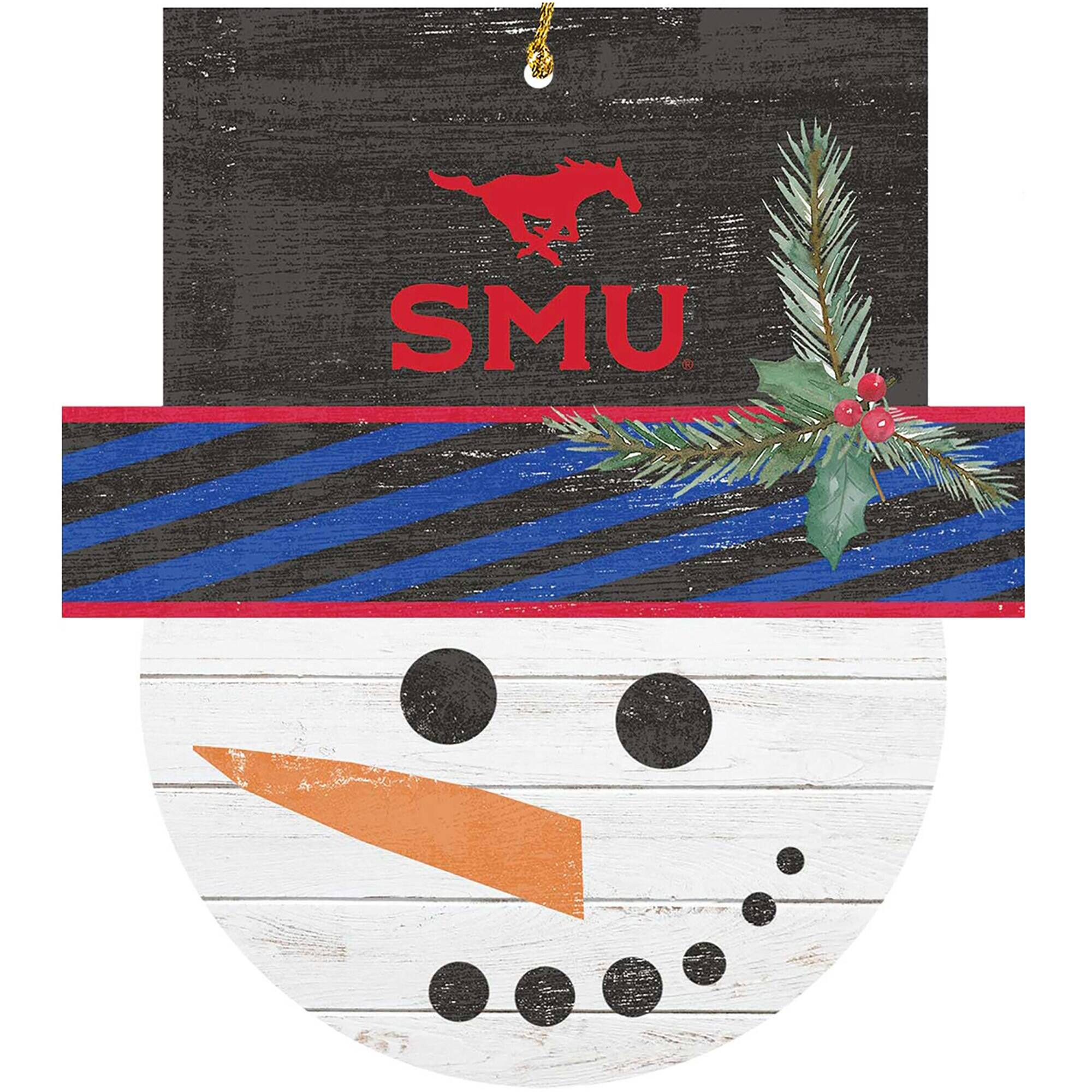 Alt View 3. Jardine - SMU Mustangs Ornament Bundle - White.