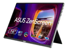 ASUS - Zenscreen 16 inch 60Hz USB-C OLED Portable Computer Monitor MQ16FC) - Black