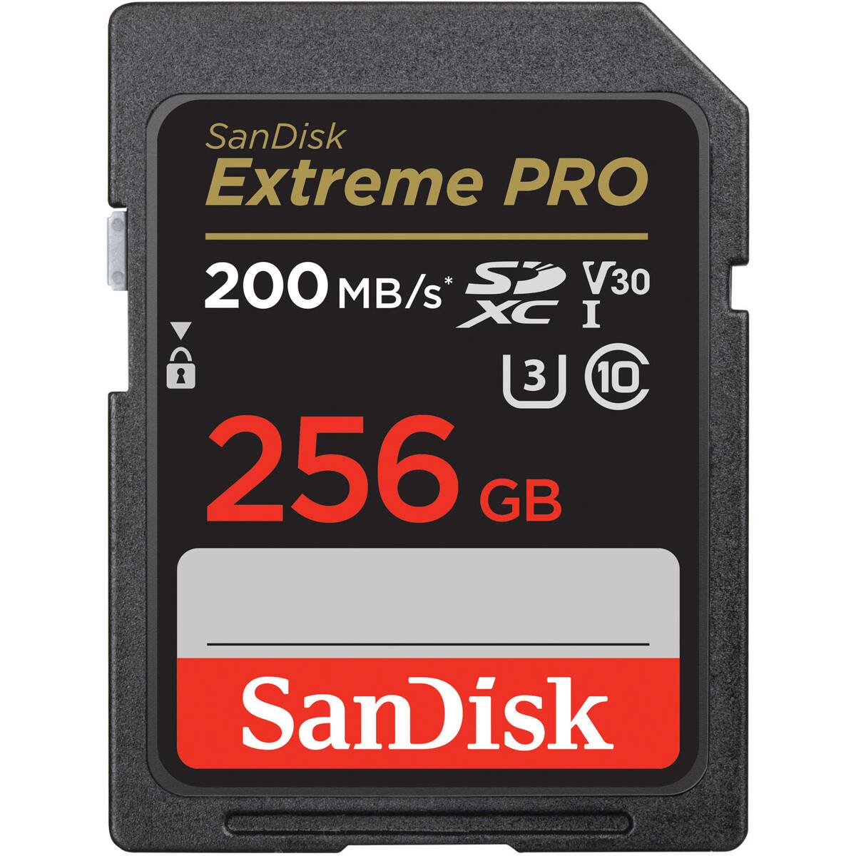 SanDisk Extreme PRO  
200 MB/s*  
V30  
XC I  
3  
10  
256 GB  
SanDisk