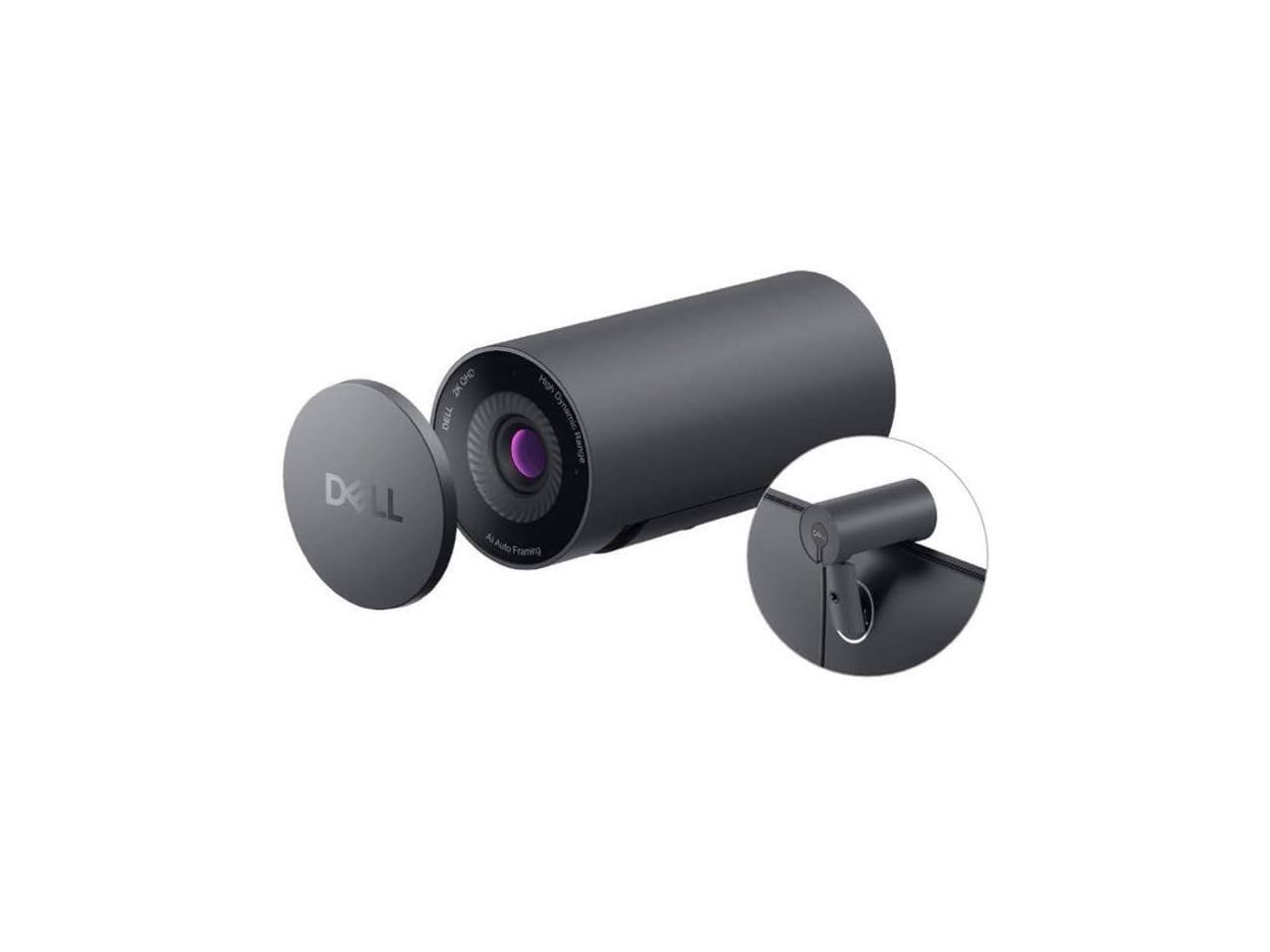 Dell WB5023 Webcam 60 fps, 2560x1440, CMOS, Auto focus, 4x Zoom