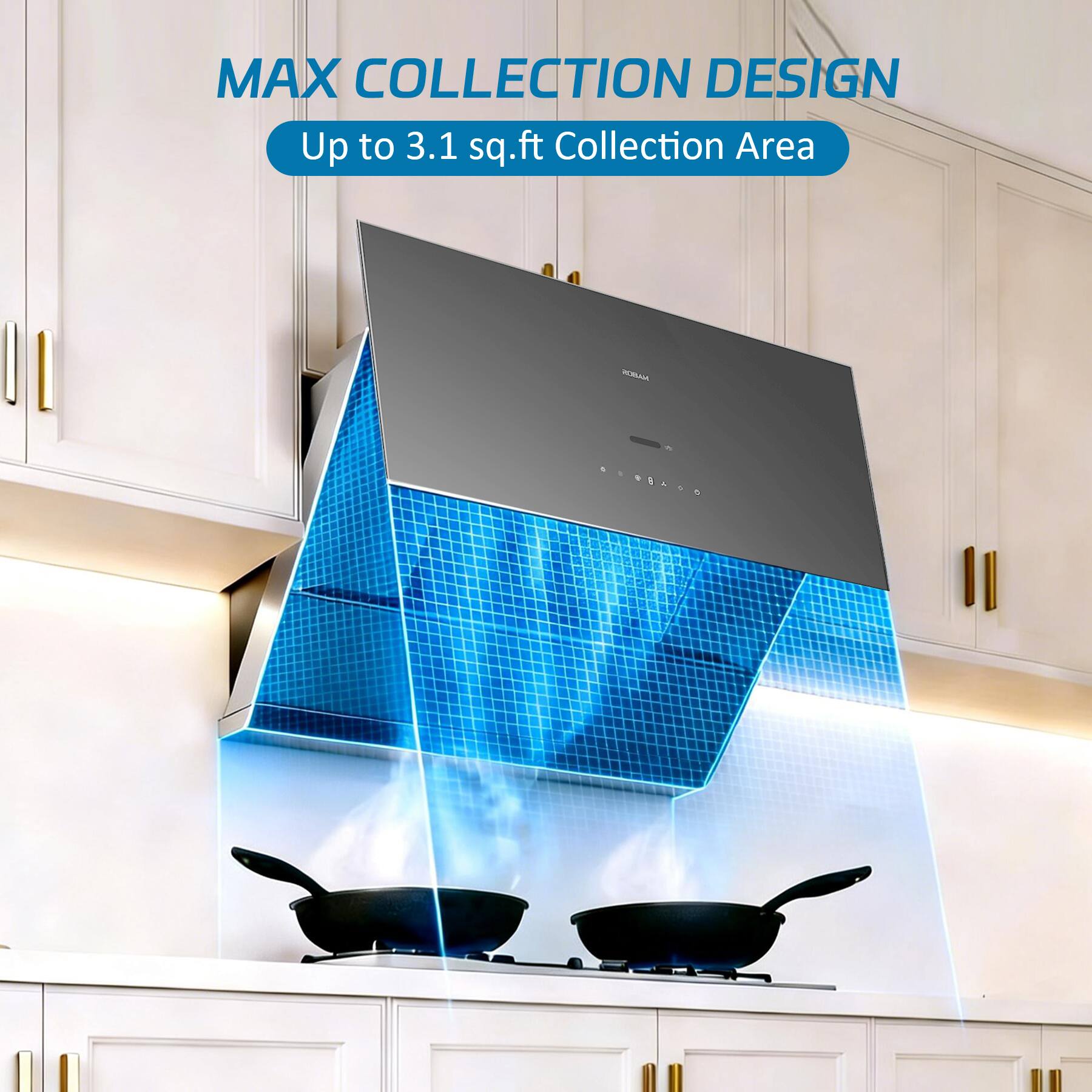 MAX COLLECTION DESIGN  
Up to 3.1 sq.ft Collection Area