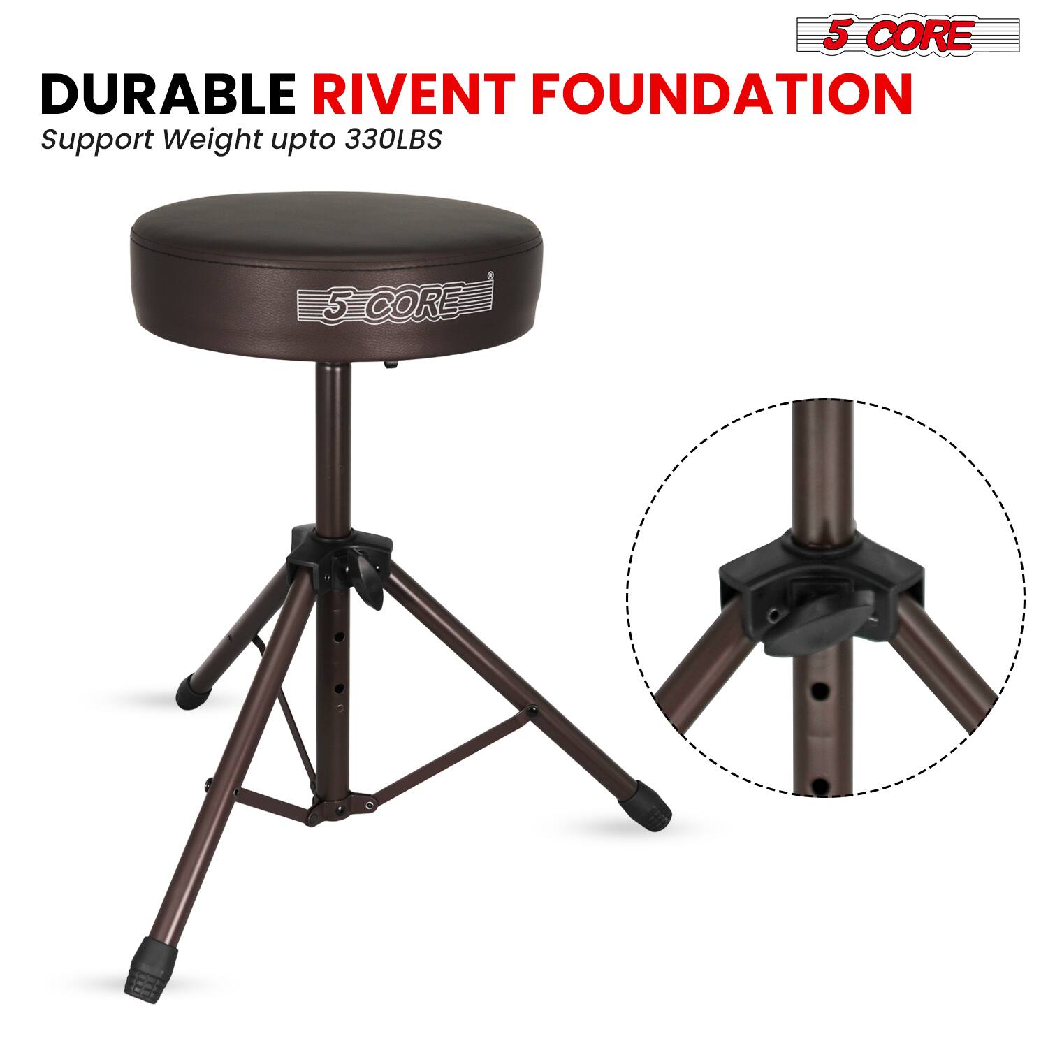 5 CORE DURABLE RIVENT FOUNDATION  
Support Weight upto 330LBS