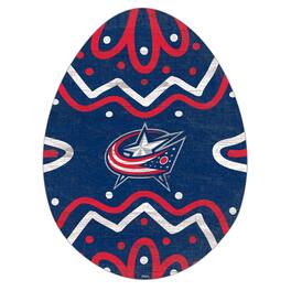 Fan Creations - Columbus Blue Jackets 12" Easter Egg Cutout Sign - Multicolor