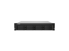 Front. QNAP - TS-832PXU-RP-4G-US QNAP 2U 8-Bay ARM-based 2.5G &10G NAS - Black.