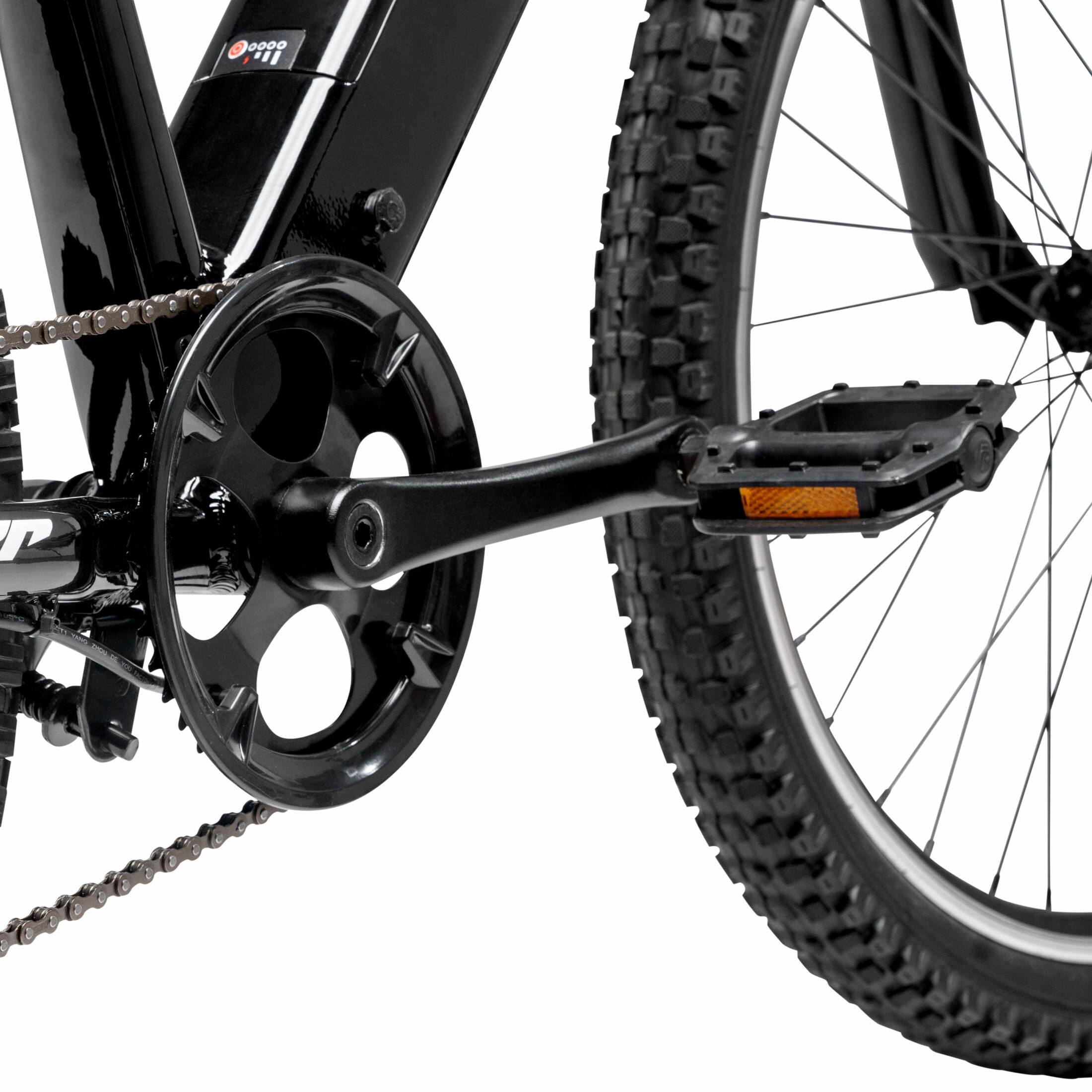 Alt View 11. Hyper - 26" Mountain Electric Bike eBike 20mph Max Speed - 35 Mile Operating Range - Class 2 Throttle - UL Approved & Certified - Grey.