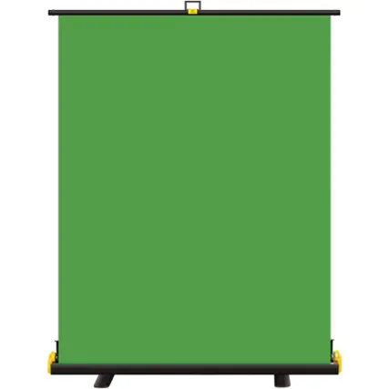 Angle. Kodak - Portable Green Screen, Chroma Key Backdrop & Built-in Stand for Video & Photo Shoots, Auto Lock Frame - Green.