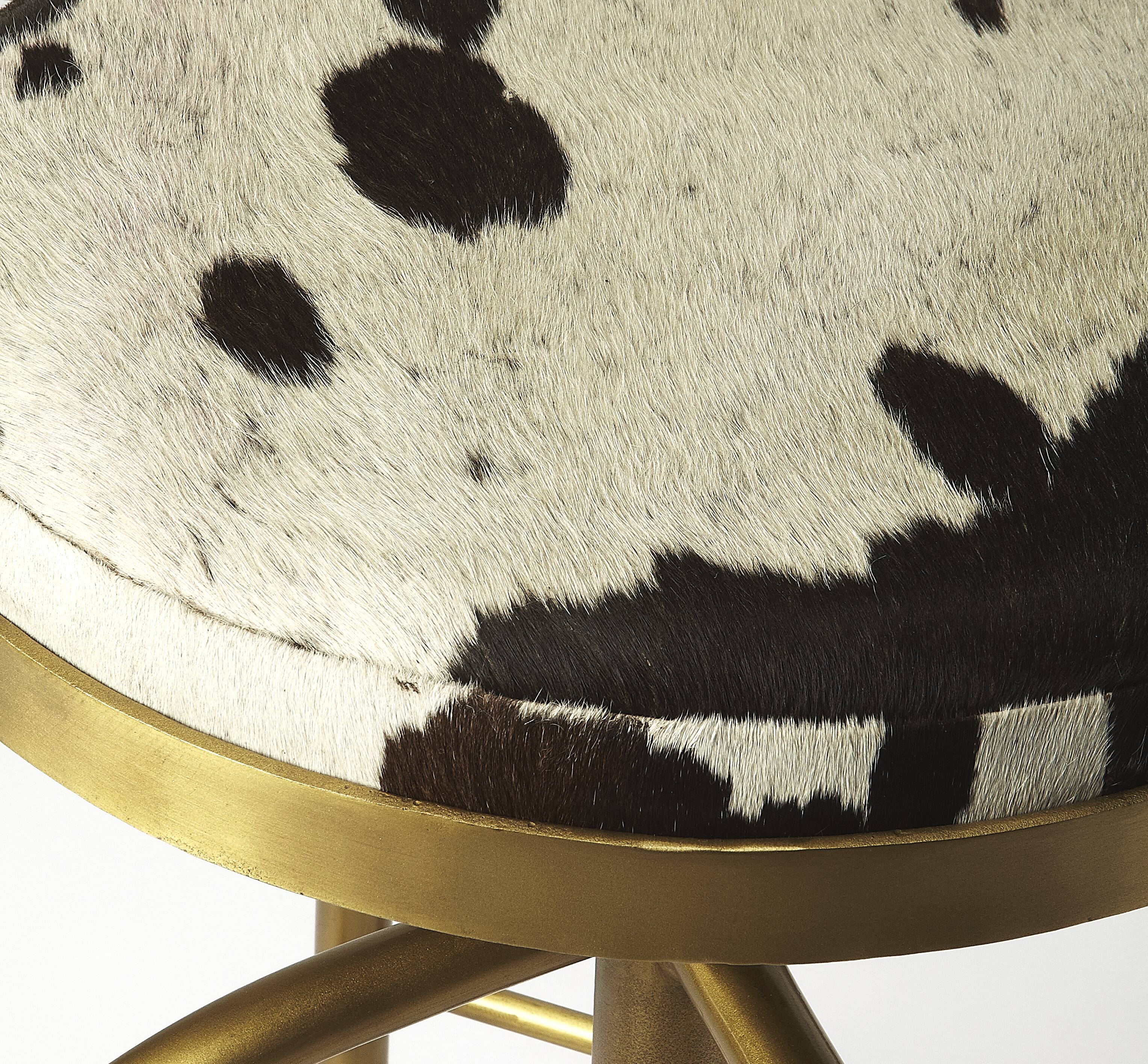 Alt View 3. Butler Specialty - Grogan Hair-On-Hide 26" Counter stool - Multi-Color.