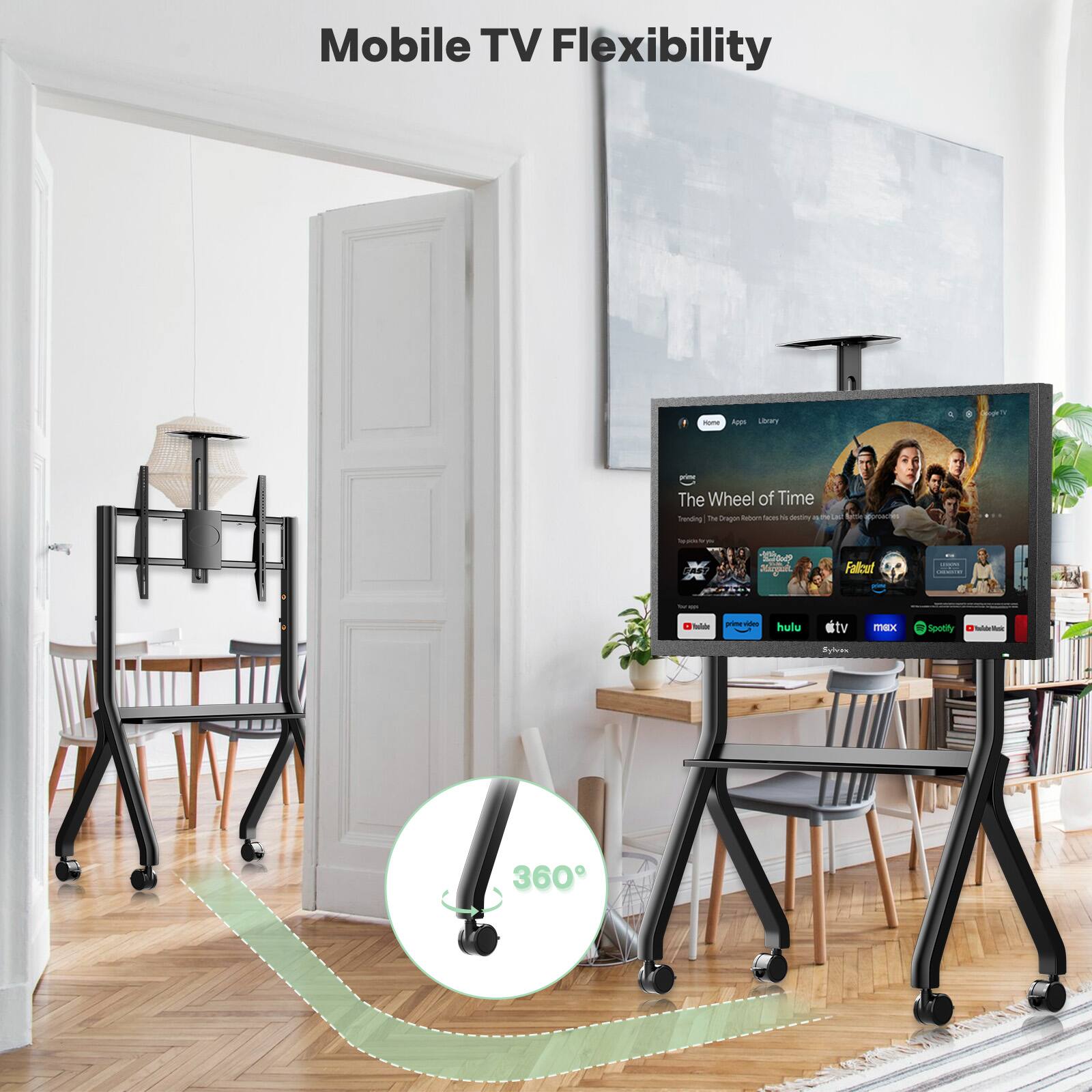 Mobile TV Flexibility

The Wheel of Time

Fallcut

Hulu

tv

max

Spotify

360°