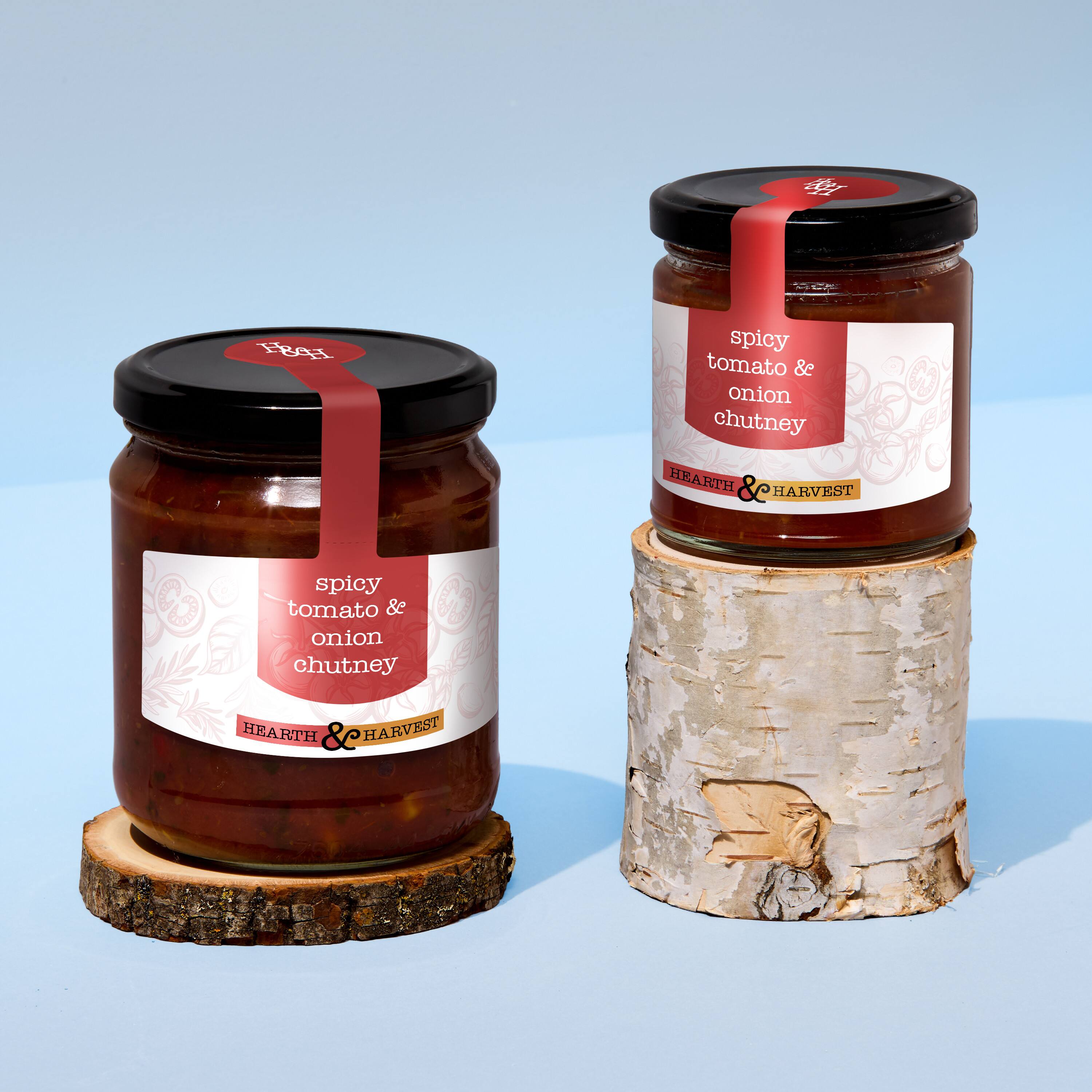 spicy tomato & onion chutney HEARTH & HARVEST
