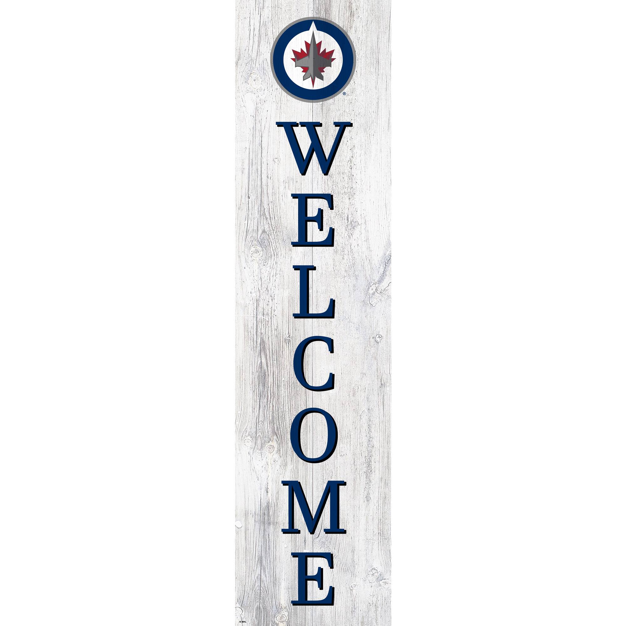 Winnipeg Jets 48'' Welcome Leaner