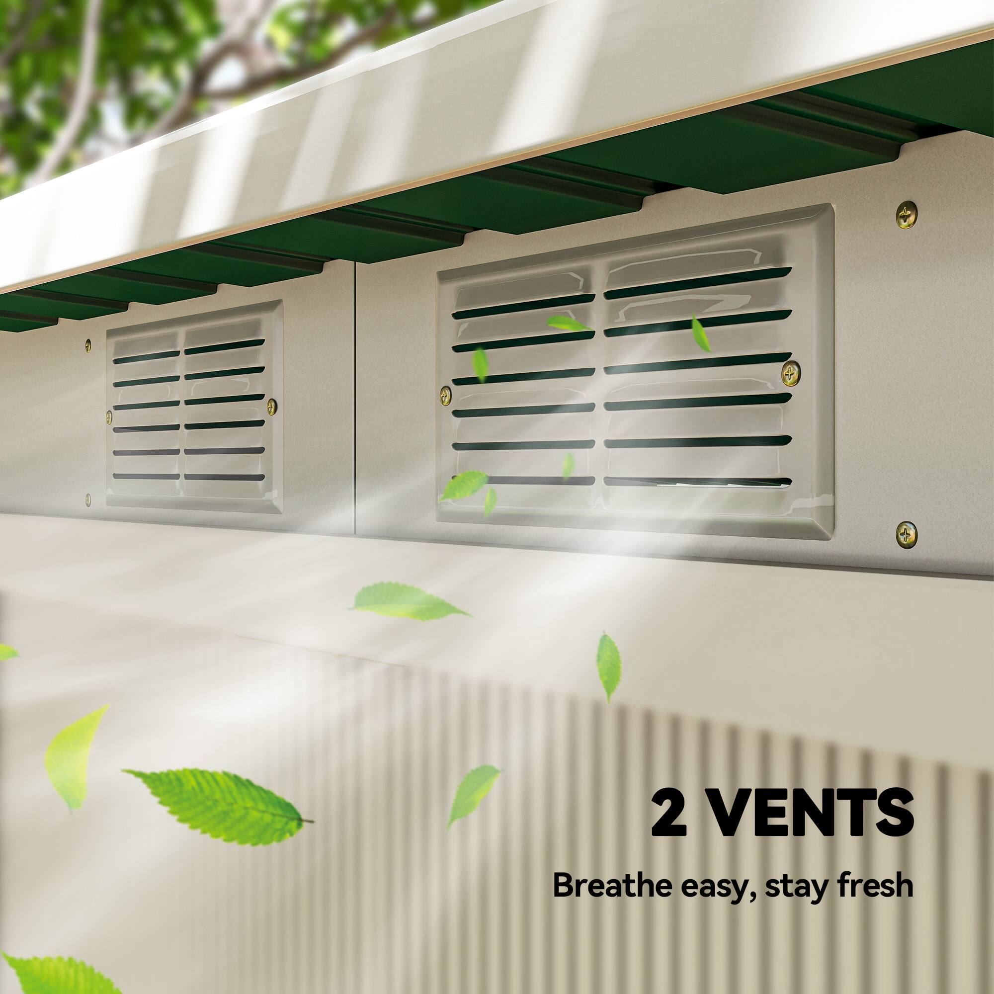 2 VENTS  
Breathe easy, stay fresh