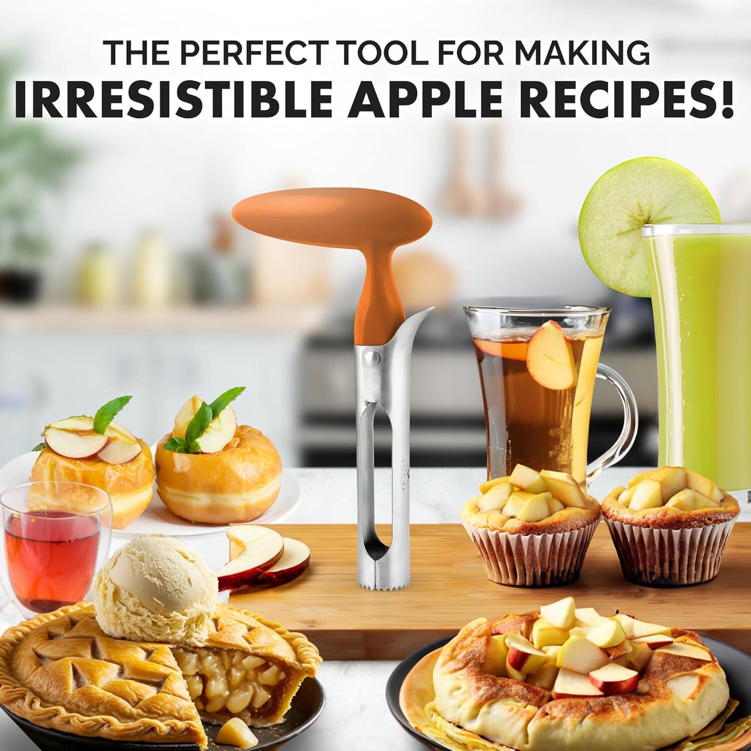 THE PERFECT TOOL FOR MAKING IRRESISTIBLE APPLE RECIPES!