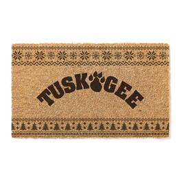 Jardine - Tuskegee Golden Tigers 18" x 30" Holiday Coir Doormat - Brown