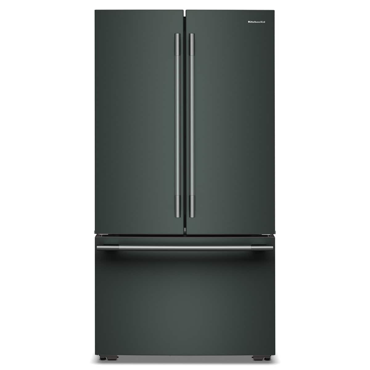 KitchenAid - 24 Cu. Ft. French Door Counter-Depth Refrigerator with Interior Dispense - Juniper