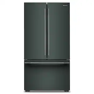 KitchenAid - 36 in. Wide 24 cu. ft. French Door Counter-Depth Refrigerator with Interior Dispense - Juniper