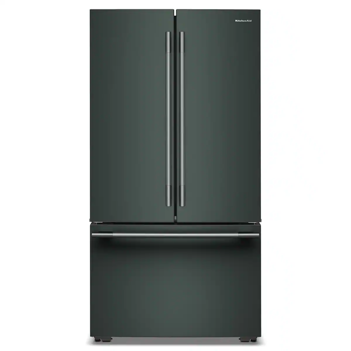 KitchenAid - 24 Cu. Ft. French Door Counter-Depth Refrigerator with Interior Dispense - Stainless Steel