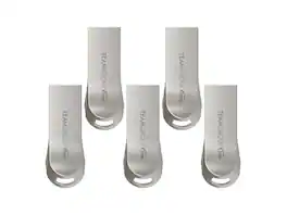 Team Group - TEAM 640GB (128GB x 5) C222 USB 3.2 Gen1 Flash Drive, Speed Up to 140MB/s (TC2223N128GS21) - Black