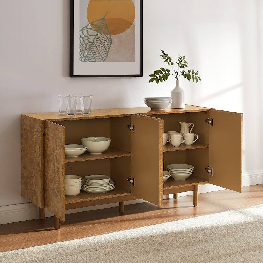Alt View 9. Crosley Furniture - Levi Sideboard - Maple.