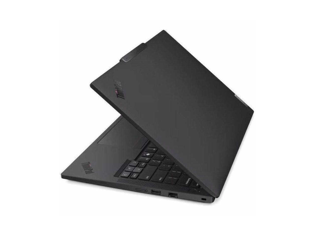 Alt View 7. Lenovo - Lenovo ThinkPad 14.0" AMD Ryzen 7 8840U AMD Radeon 780M 16GB Memory 512GB Storage Windows 11 Pro 21MC000CUS - Black.