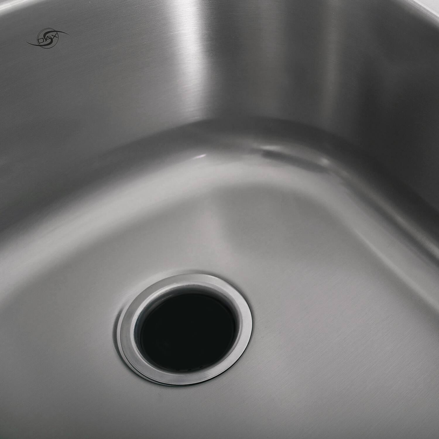 Back. Siljoy - DAX 70/30 Double Bowl Undermount Kitchen Sink 31.5"x20.5" Stainless Steel – Noise Reduction - Steel Gray.