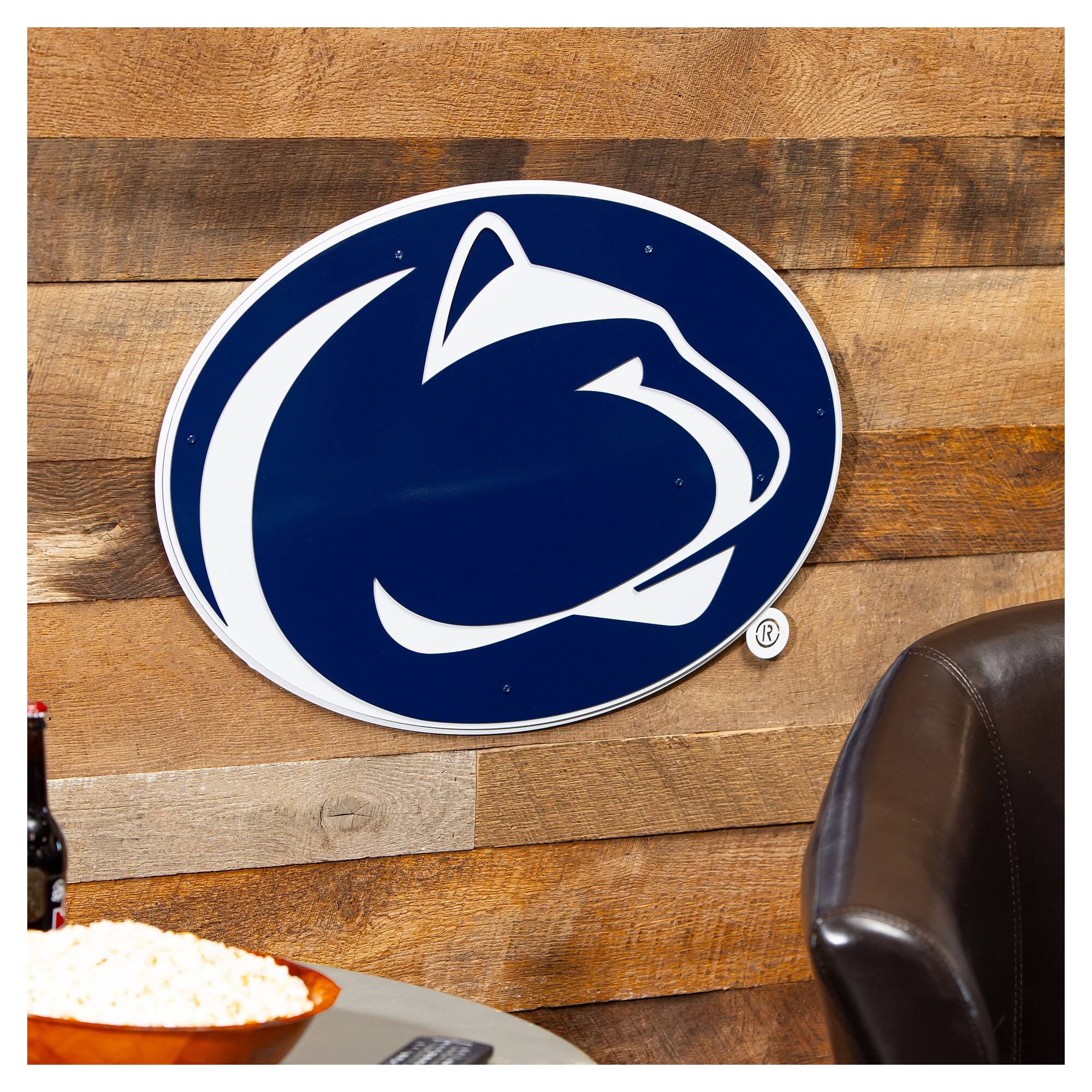 Alt View 1. Evergreen Enterprises - Penn State Nittany Lions 23" Layered Metal Wall Art Sign - Multicolor.